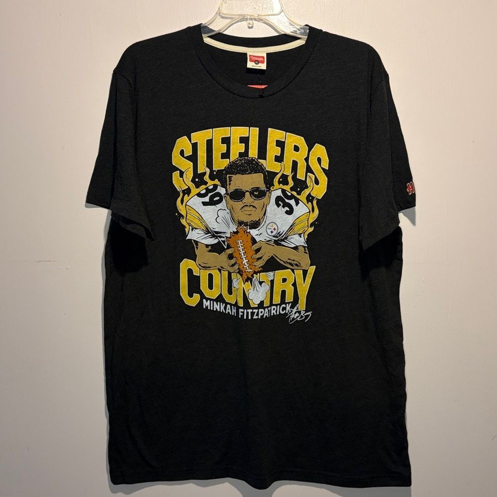 Pittsburgh Steelers NWT T-shirt Minkah Fitzpatrick Signing Giant Eagle Size XL
